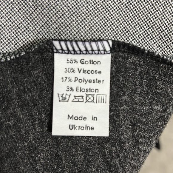 Andrea Crocetta Long sleeve Grey Turtleneck dress NWT size XL - Picture 7 of 7